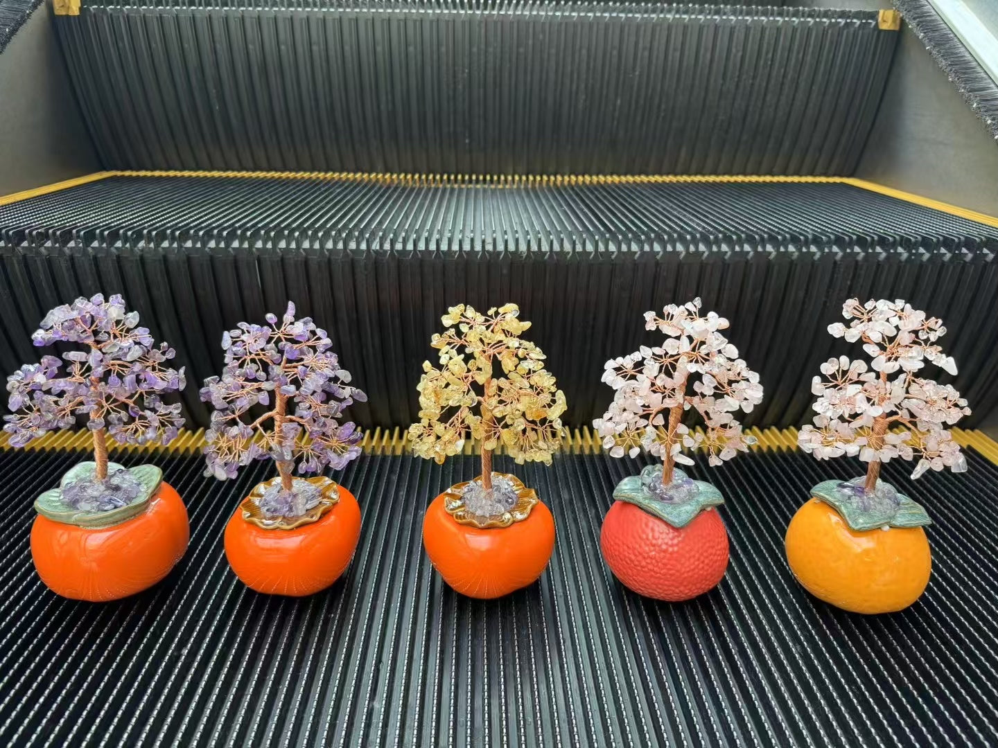 Persimmon Shape Crystal Tree