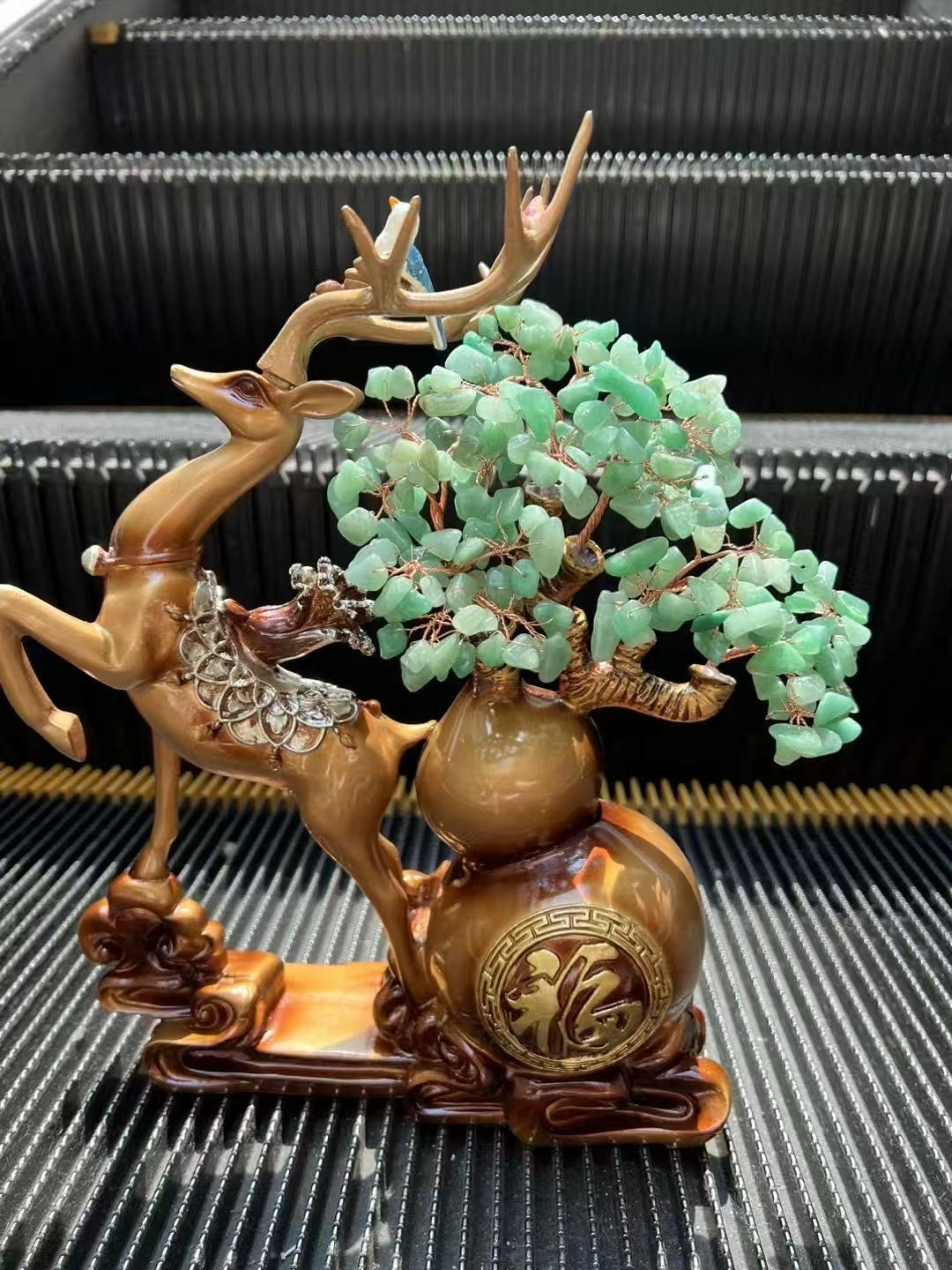 Deer Shape Crystal Tree