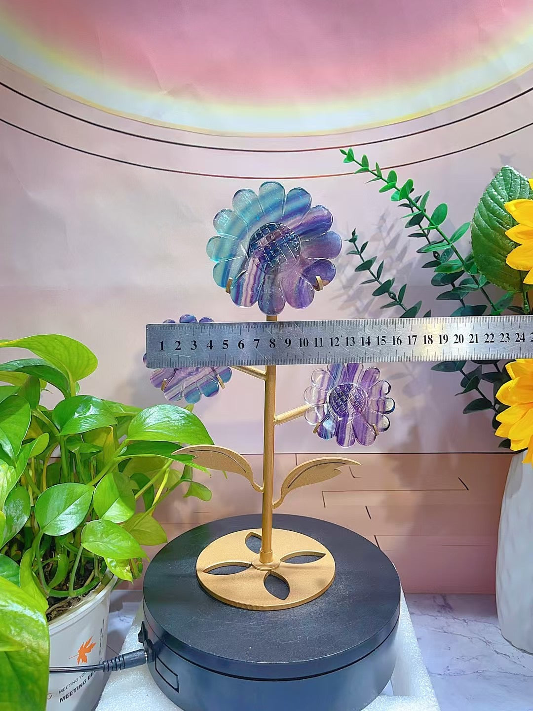 Crystal Gemstone Flowers